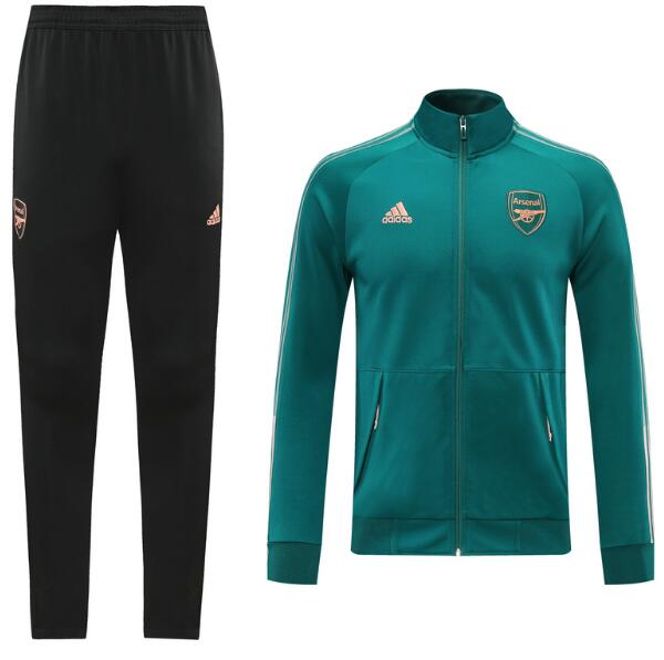 Arsenal Green Jacket Training Suits With Pants 2020/21